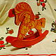 Лошадка качалка игрушка в народном стиле, Народные сувениры, Ставрополь,  Фото №1