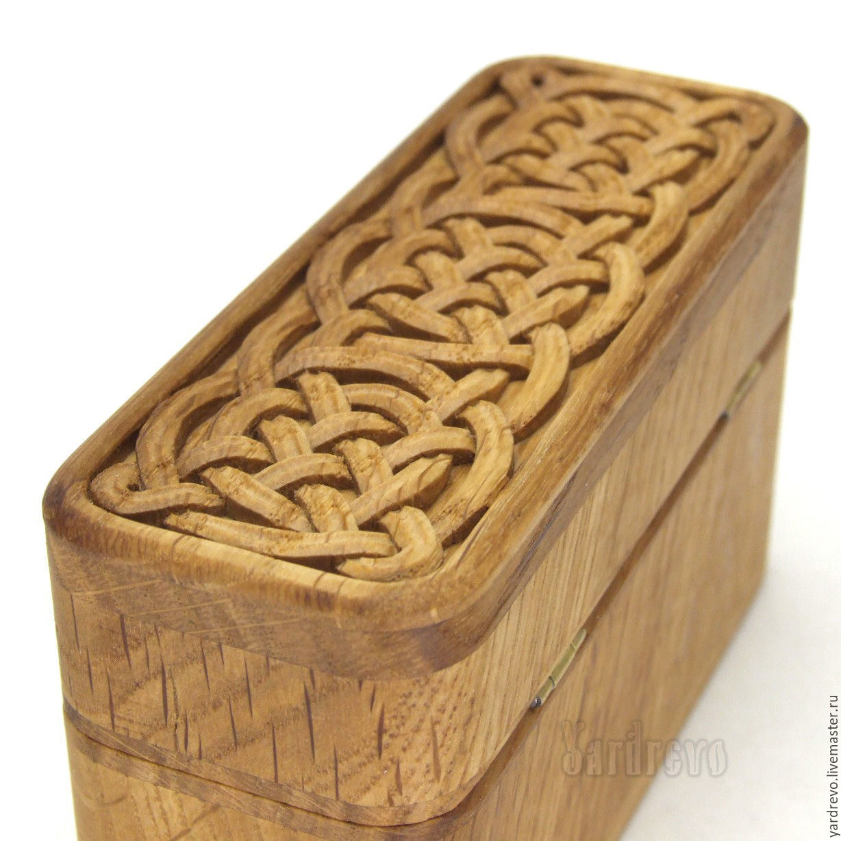 Шкатулка из дуба с резным "плетеным" орнаментом – купить в интернет ...
