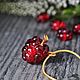 Order Red Raspberry pendant on a gold chain. ToutBerry. Livemaster. . Pendants Фото №3