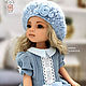 Clothes for Paola Reina dolls. Dusty blue set. Clothes for dolls. DeSouris (desouris). My Livemaster. Фото №4