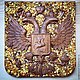 the coat of arms of Russia. Pictures. Amberwood (AmberWood). Online shopping on My Livemaster.  Фото №2