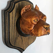 Картины и панно handmade. Livemaster - original item Dog-wooden panel. Handmade.