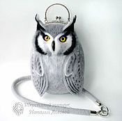Сумки и аксессуары handmade. Livemaster - original item Bag with clasp: Bag Owl. Handmade.
