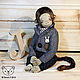monkey Philip. Stuffed Toys. Toys & teddy by Tanya Ti. Online shopping on My Livemaster.  Фото №2