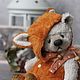 Мишка Тедди "Looney". Мишки Тедди. Magic room Teddy Bears (natalia1235) (natalia1235). Ярмарка Мастеров.  Фото №4