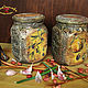 Jars for food spices tea 2 PCs. KITCHEN PROVENCE. Jars. pictures & decor of TanyaSeptember. My Livemaster. Фото №5