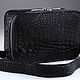 Order Waist bag, over the shoulder made of genuine crocodile leather IMA0522B5. CrocShop. Livemaster. . Men\'s bag Фото №3