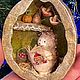 Рез. Ёжик в домике. Елочные игрушки. Ткачёва Татьяна (tkacheva-tatiana). Ярмарка Мастеров.  Фото №7