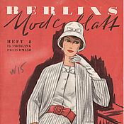 Винтаж ручной работы. Ярмарка Мастеров - ручная работа Revista de moda Berlins Modenblatt - 8 1959 (agosto). Handmade.
