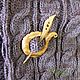 Wooden brooch shawl-pin. Fibula brooch. Woollywood_woodcarving. My Livemaster. Фото №6