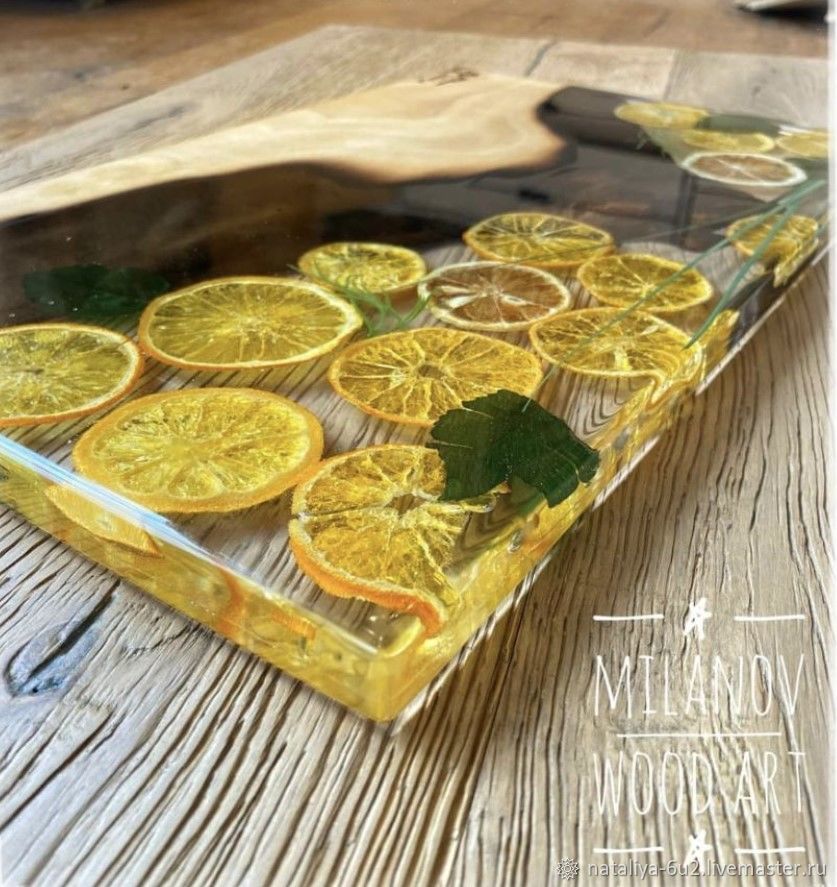 Поднос из карагача и эпоксидной смолы в интернет-магазине на Ярмарке ...