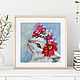 The picture of the cat in the wreath oil Painting cute cat. Pictures. Yulia Berseneva ColoredCatsArt. Online shopping on My Livemaster.  Фото №2