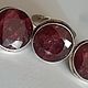 Серьги "Голубиная кровь" Уральский Рубин 5 Ct. Серьги классические. Роберт Серебро 999.. Ярмарка Мастеров.  Фото №8