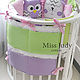 Order Bumpers for cots. Miss Judy cotton (JuliaLepa). Livemaster. . Sides for crib Фото №3