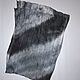 Scarf for women grey black long thin light pressed. Scarves. Silk scarves gift for Womans. My Livemaster. Фото №6