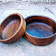 Две деревянные тарелки из дуба которые вкладываются одна в другую, Тарелки, Бахчисарай,  Фото №1