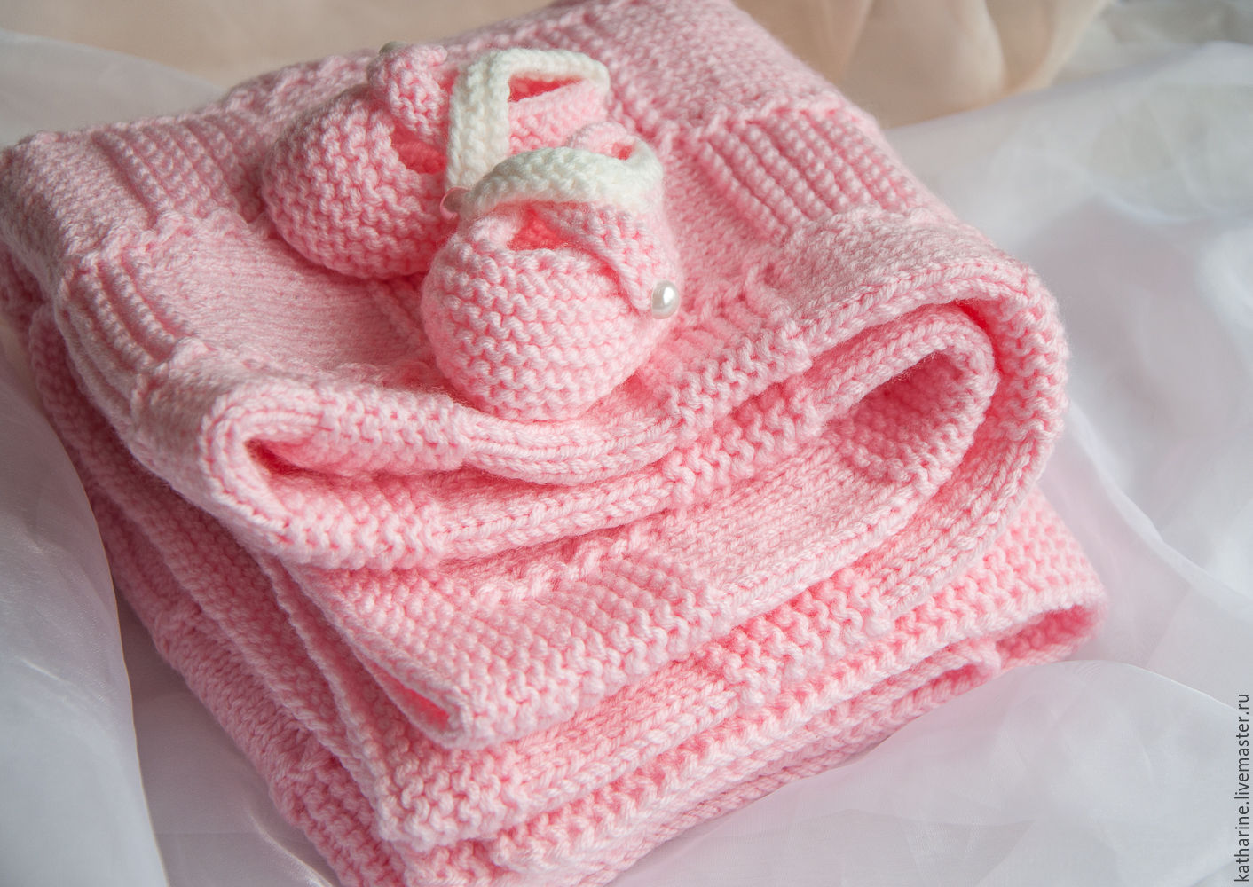 Детское одеяло розовое в интернет-магазине на Ярмарке Мастеров | Одеяла ...