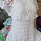 Платье летнее ажурное белоснежное  , вязаное  из хлопка. Платья. Юлия Русакова (вязание крючком для Вас и ваших малышей) (yulia2102). Ярмарка Мастеров.  Фото №12