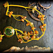 Винтаж handmade. Livemaster - original item Madame D`onois`s Fairy Tale Salon. Magic necklace made of agates.. Handmade.