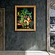 Картина "голландский натюрморт, персики и виноград". Картины. Дарья Каба. Ярмарка Мастеров.  Фото №6