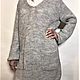 Grey melange Alpaca pullover, Pullover Sweaters, Ekaterinburg,  Фото №1