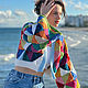 cárdigan: Cardigan 'GEOMETRÍA' crochet. Cardigans. MezhanHook. Интернет-магазин Ярмарка Мастеров.  Фото №2