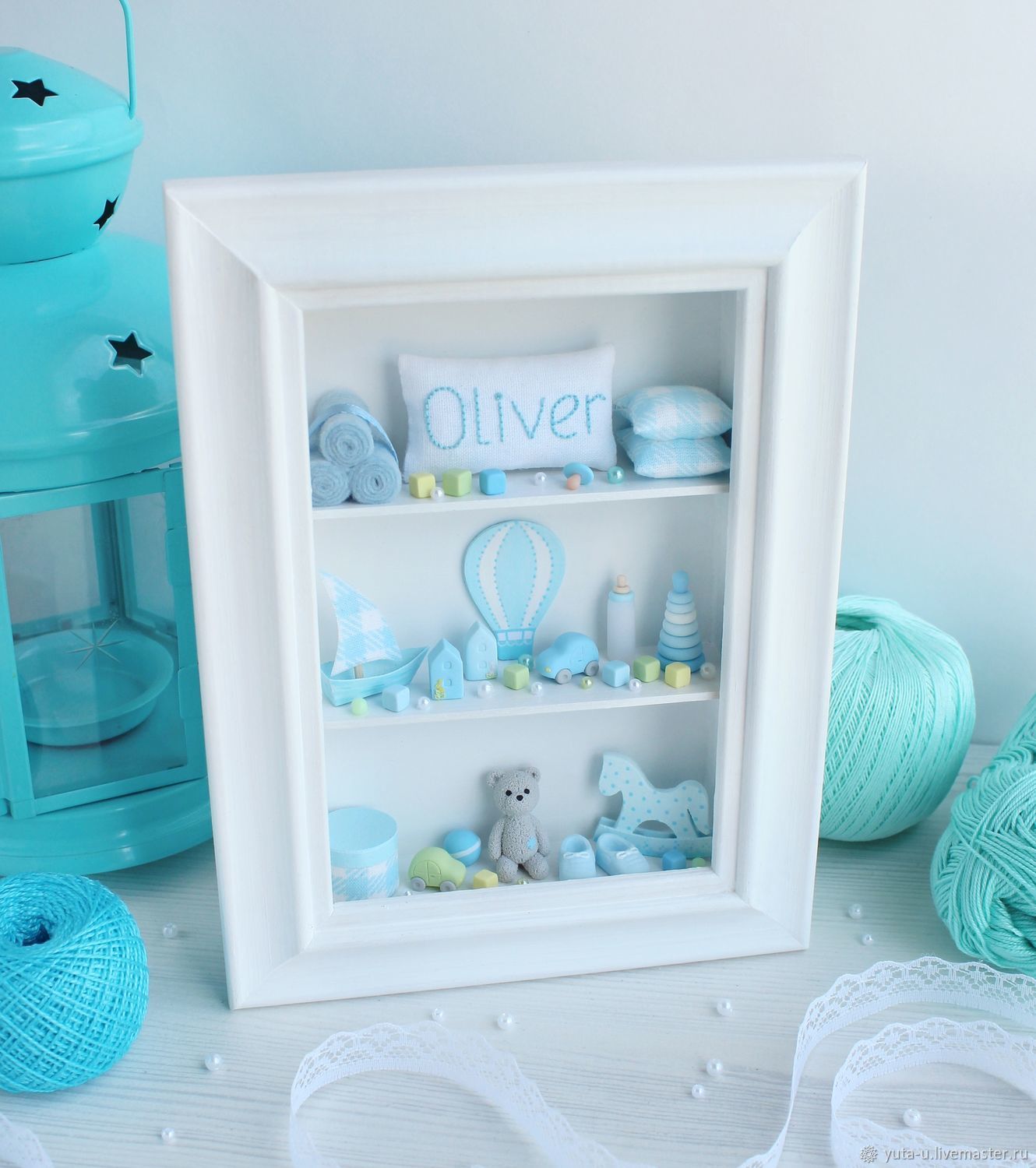 Подарок новорожденному. Рамка с миниатюрами в интернет-магазине на ...