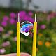 Cubo X (prisma dicroico) 4,28 CT no. №404. Crystals. Andrey Komarov gemcutter. Ярмарка Мастеров.  Фото №5