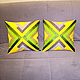 Pillows:Pillow decor (basic tone yellow) in Patchwork style, Pillow, Gatchina,  Фото №1
