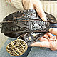 Black leather belt handmade. Straps. schwanzchen. Online shopping on My Livemaster.  Фото №2