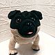Вязаная игрушка Мопс. Амигуруми куклы и игрушки. Вязаные игрушки от Анны. Ярмарка Мастеров.  Фото №4