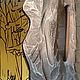 Зеркало картина Лыжник раме из массива дерева статусный подарок. Картины. Суровый дизайн. Ярмарка Мастеров.  Фото №5