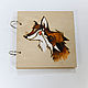 Copy of Copy of Sketchbook wood cover 16x16sm "Siren". Sketchbooks. EVAG. My Livemaster. Фото №4