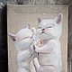 картина "Спящие котики". Картины. Project Room Shop. Ярмарка Мастеров.  Фото №4