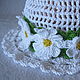 Order A wreath on the head, dressing for the hair 'Chamomile'. Gala Devi (crochet design). Livemaster. . Bandage Фото №3