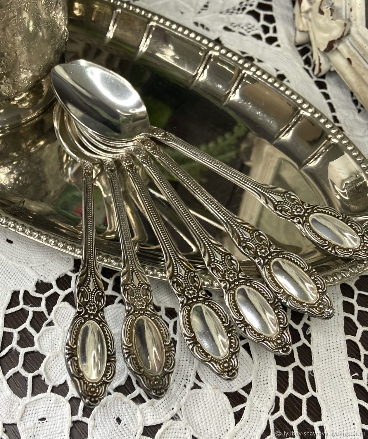 Винтаж: Столовые приборы винтажные: Чайные ложки купить в интернет ...