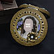 Pocket mirror with a portrait, Mirror, Moscow,  Фото №1