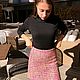 Юбка мини женская на подкладе из твида Chanel хлопок. Юбки. WHAT is LOVE Юлиана Семенова. Ярмарка Мастеров.  Фото №5