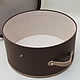 Короб Mono для шляп Д40 В20 коробка для шляп. Короб. KIRUHIN Hat Box. Ярмарка Мастеров.  Фото №5