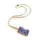 Purple pendant 'Lilac Mist' gold pendant pendant. Pendants. Irina Moro. My Livemaster. Фото №4