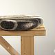 Подушка-камень на стул из шерсти "Seat Pad". Подушки. KATSU Подушки и Пуфы-Камни. Интернет-магазин Ярмарка Мастеров.  Фото №2