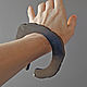 Order Red unusual bracelet made of wood. TETstudio. Ecostyle.. Livemaster. . Hard bracelet Фото №3