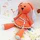 Игрушка Зайка вязаная. Мягкие игрушки. Вязаные аксессуары. Miss Knitty.. Ярмарка Мастеров.  Фото №5