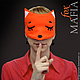 Mask for playing Mafia, Fox mask for mafia party, anti-cafe mask, Table games, Novosibirsk,  Фото №1