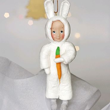 Костюм кролика или зайчика для ребенка на новогодний детский утренник в садике