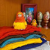 Материалы для творчества handmade. Livemaster - original item Dyed cotton wool. Set of 5 colors.. Handmade.
