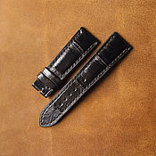 Украшения handmade. Livemaster - original item Crocodile Leather Watch Band 21 / mm. Handmade.
