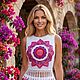 Вязаный крючком костюм: топ + юбка в стиле romantic boho couture. Костюмы. Handmade With Love Co. Интернет-магазин Ярмарка Мастеров.  Фото №2