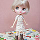 Blythe custom "Funny Bunny girl" (TBL middie doll). Кукла Кастом. Светлана Черн (SvetlanaChern). Ярмарка Мастеров.  Фото №5