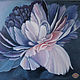 "Night luxury. Peony" oil Painting, Pictures, Moscow,  Фото №1